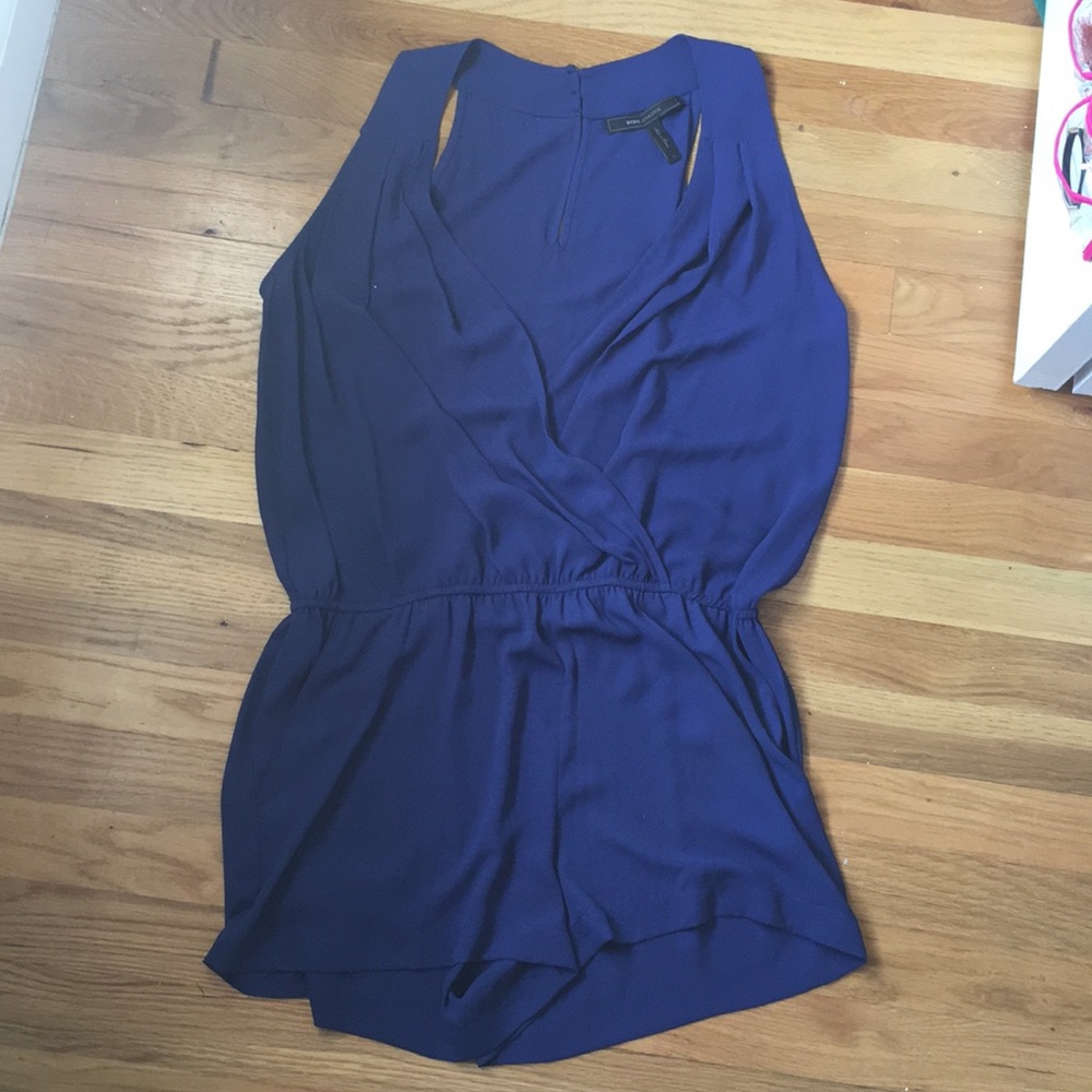 BCBG blue romper